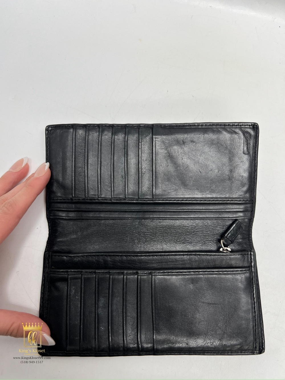 Coach Embossed Leather Wallet - Picture 3 of 11